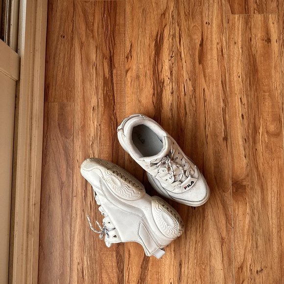 White Fila Sneakers - Picture 1 of 3